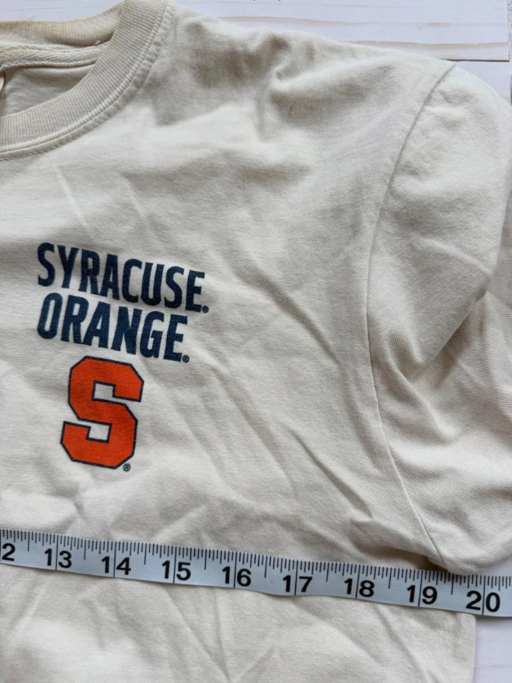Syracuse Orange T-Shirt Size M NCAA College Graphic Tee Vintage Style - Picture 6 of 9